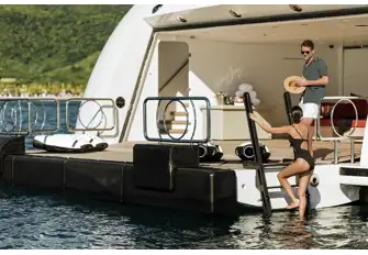 Jump straight off SECRET's enviable beach club into the sea!