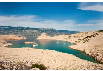 One of the hundreds of beguiling bays in Pag Island