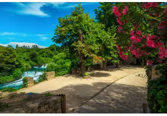 Take a dip in the cooling waters at Skradinski Buk in Krka National Park