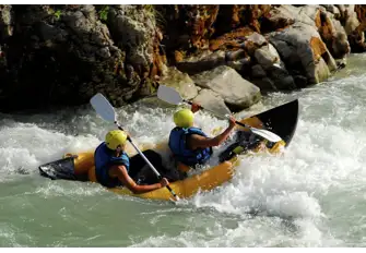 Sections of the river are perfect for white-water rafting