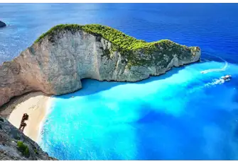 Zakynthos' signature beach