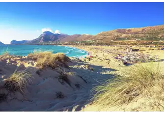 Crete's dune-backed Falasarna Beach