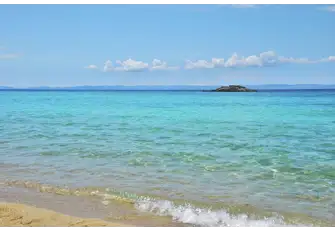Serene scene at Kalogria Beach
