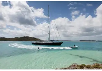 Carving through lagoons at speed is such an adrenalin rush