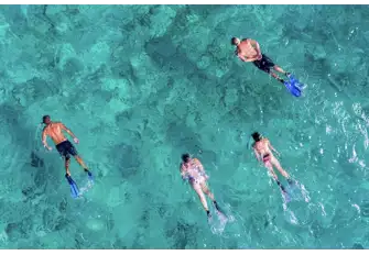 You can spend hours exploring the corals and marine life