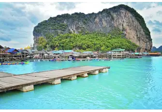 Phang Nga is known for its stilted fishing villages