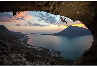 Test your climbing skills on the cliffs and coves of Kalymnos