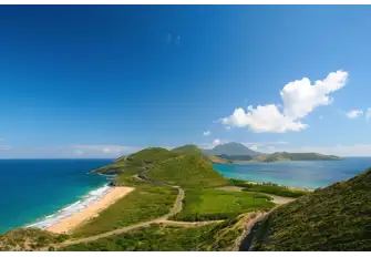 Views from coast to coast in St Kitts and Nevis