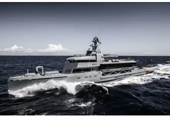 85.3m (279.8ft), 12 guests in 8 cabins, rates from EUR 875,000 per week