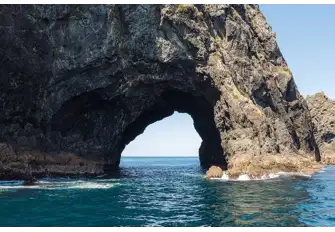 The Hole in the Rock at Motukokako