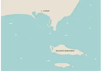 The Îles de Lérins lie just south of Cannes