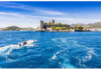 The Castle of St Peter stands guard at the entrance to Bodrum port