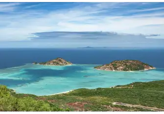 Lizard Island seen from Cook's Lookout