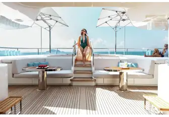 She has also had her BBQ deck pool with contraflow jets refreshed and revamped