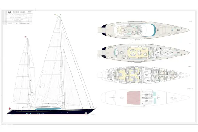 parsifal 3 yacht deck plan