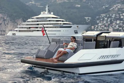 RENAISSANCE and her 13m enclosed limousine tender